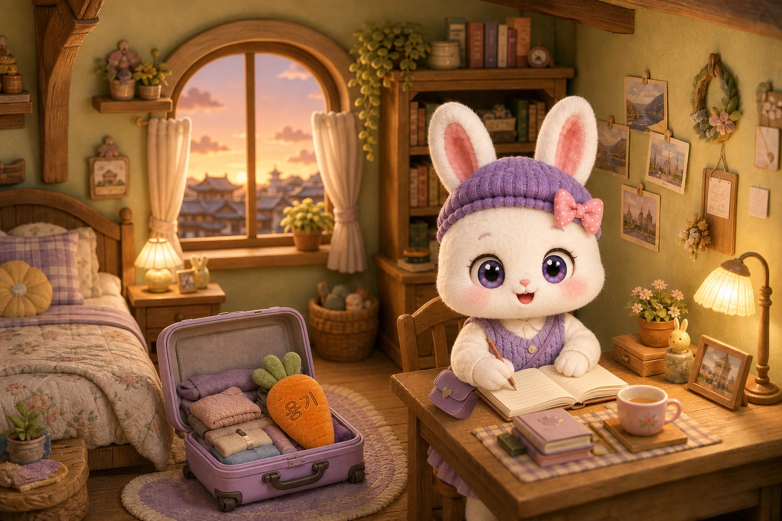 The night before · Tori’s room